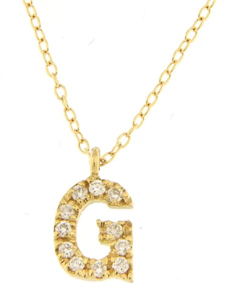 Collana Bolzoni Donna in Oro giallo Diamante C0490-G-0G - C0490-G-0G